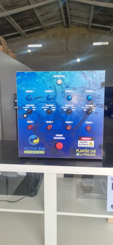 painel de comando simplificado