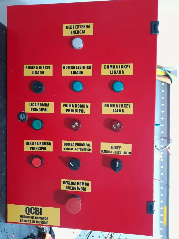 quadro de comando elétrico